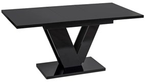 Étkezőgarnitúra 4 db. Székkel. Bővíthető asztal CLARK 120-160 + 4 db. Szürke étkezőszék. ROBIN