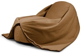 Barna buklé gyerek babzsákfotel Cocoon 100 – SLOWDOWN