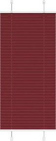 vidaXL pliszírozott redőny Bordeaux piros 60x150 cm Szövetszélesség