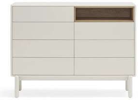 Krémszínű komód 120x90x40 cm Corvo – Teulat