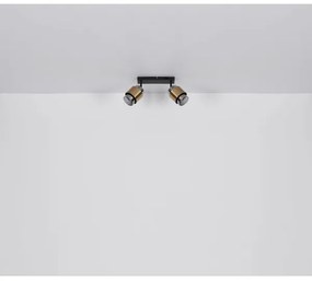 Globo 15560-2 - Spotlámpa MILLEY 2xE27/40W/230V fekete/réz