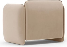 Barna bársony fotel Georgia – Micadoni