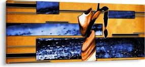 Egy absztrakt festmény képe (120x50 cm)