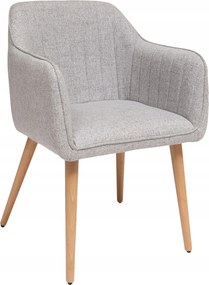 Visoca fotel fa lábakkal szürke kényelmes elegáns nappali divatos