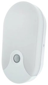 LED kültéri fali lámpatest mozgásérzékelővel LED/18W/230V IP44 fehér