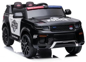 Elektromos rendőrautó fekete