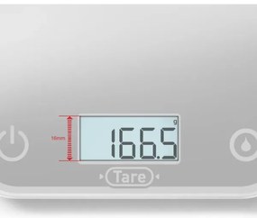 Tefal OPTISS konyhai mérleg 2xAAA, szürke