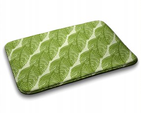 Modern divatos fürdőszoba szőnyeg Levelek 90x60