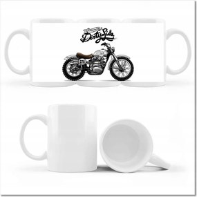 Nyomott mintás bögre Motorkerékpár Antik Vintage