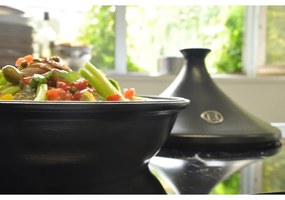 Flame fekete tajine edény, ⌀ 32 cm - Emile Henry