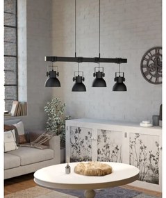 Eglo 43726 - Csillár zsinóron SHIREBROOK 4xE27/40W/230V