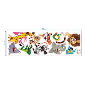 Falmatrica"Állatkerti állatok ZOO" 30x90 cm