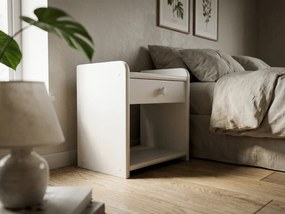 Éjjeliszekrény Ilona fehér