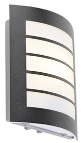 Modern kültéri fali lámpa fekete IP44 - Miro