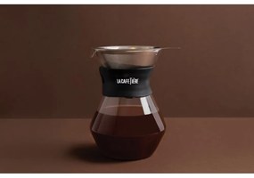 Boroszilikát üveg kancsó rozsdamentes acél szűrővel 0,4 l La Cafetiere - Kitchen Craft