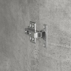 Magas Tároló Beton szürke 31,5 x 32 x 124 cm Faanyag