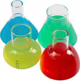 Menzurek Laboratórium Pohár Szett Shoty 100-150 ML, Party Sláger