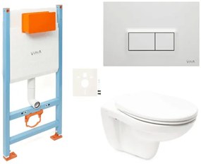 Fali wc szett VitrA Normus könnyűszerkezetes falakba / falsík előtti SIKOVSNOR54600
