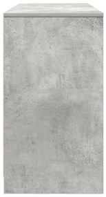 betonszürke forgácslap íróasztal 120x42x76 cm