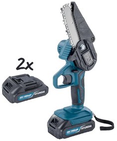 HYUNDAI AKKUMULÁTOROS LÁNCFŰRÉSZ HYD-7090 20V 9CM AKKUVAL TÖLTŐVEL