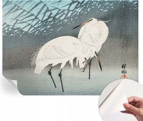 Öntapadós tapéta Divatos 3D fali ragasztóval Finom madarak 312x219 cm