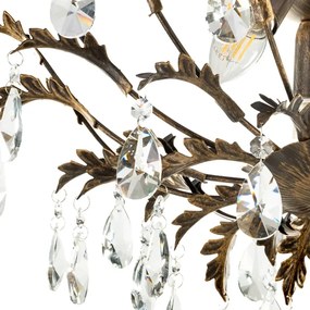 ONLI - TERESA mennyezeti lámpatest 3xE14/6W/230V bronzszínű