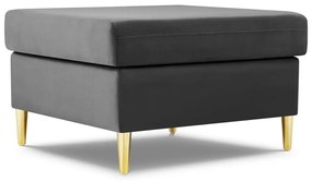 Világosszürke bársony lábtartó Kyoto – Cosmopolitan Design