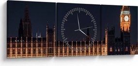 Kép a Big Benről Londonban (órával) (90x30 cm)