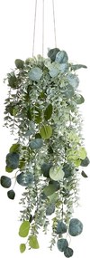 FLORISTA eukaliptusz mix felakasztható cserépben  65 cm