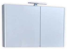 TMP SHARP Tükrös fürdőszobai szekrény LED világítással - 100 cm