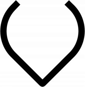 Artemide Fényábécé, kisbetű, V, 3000K, 18W, fehér, 650mm