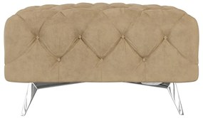 Világosbarna bársony lábtartó Chelsea – Ropez