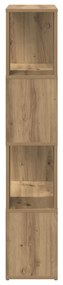 TV állvány Kézműves tölgy Műgyanta fa 60 cm x 24 cm x 124 cm
