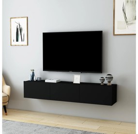 TV asztal/szekrény Dereba (fekete). Akció -20%. 1107845
