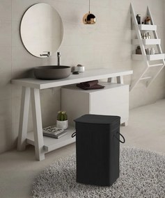 Gedy, TATAMI szennyeskosár 35,5x63x35,5cm, fekete, TA3814