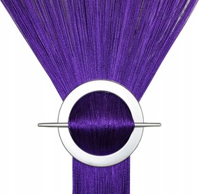 Függöny Spagetti Spagetti Függöny 100x200 lila