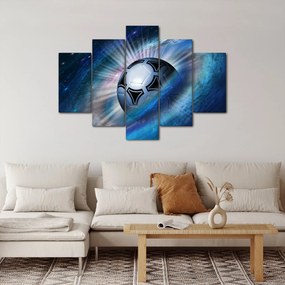 Kép - Futball a térben (150x105 cm)