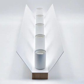 Mennyezeti lámpa ESME 5xE27/15W/230V fehér/tölgy