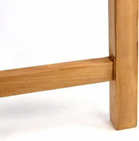 DIVERO Kerti bútor készlet 135 cm tíkfa lakkozott