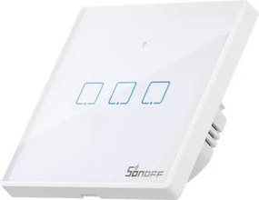 Érintőkapcsoló WiFi Rf 433 Sonoff T2 Eu Tx (3 csatornás) új