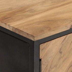 tömör akácfa komód 120 x 30 x 75 cm