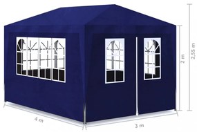 kék partisátor 3 x 4 m