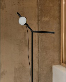 Fekete LED dimmelhető állólámpa (magasság 160 cm) Orey – Kave Home