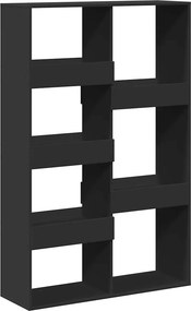 vidaXL fekete szerelt fa térelválasztó 100 x 33 x 155,5 cm