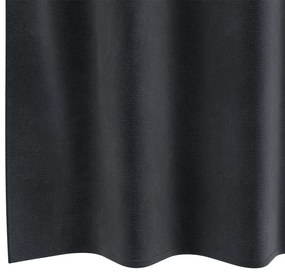 Függönyök függönyökkel 2 pcs Sötétszürke 140 x 245 cm Bársony