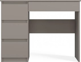 Mijas íróasztal bal oldali tárolókkal, 98x76x51 cm, agyag színű