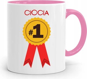 Rózsaszín Bögre Nagynéninek Ajándék Első Számú! fényképes nyomattal