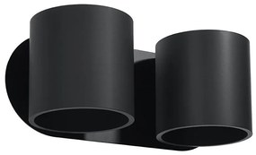 Sollux SL.0660 - Fali spotlámpa ORBIS 2xG9/40W/230V fekete
