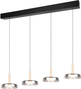TRIO 354910432 CELESTE Modern Led Függesztett Lámpa Fekete LED IP20
