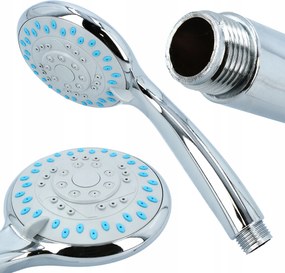 Zuhanyfej Takarékos 3 Funkciós Króm zuhanyfej 6W-T